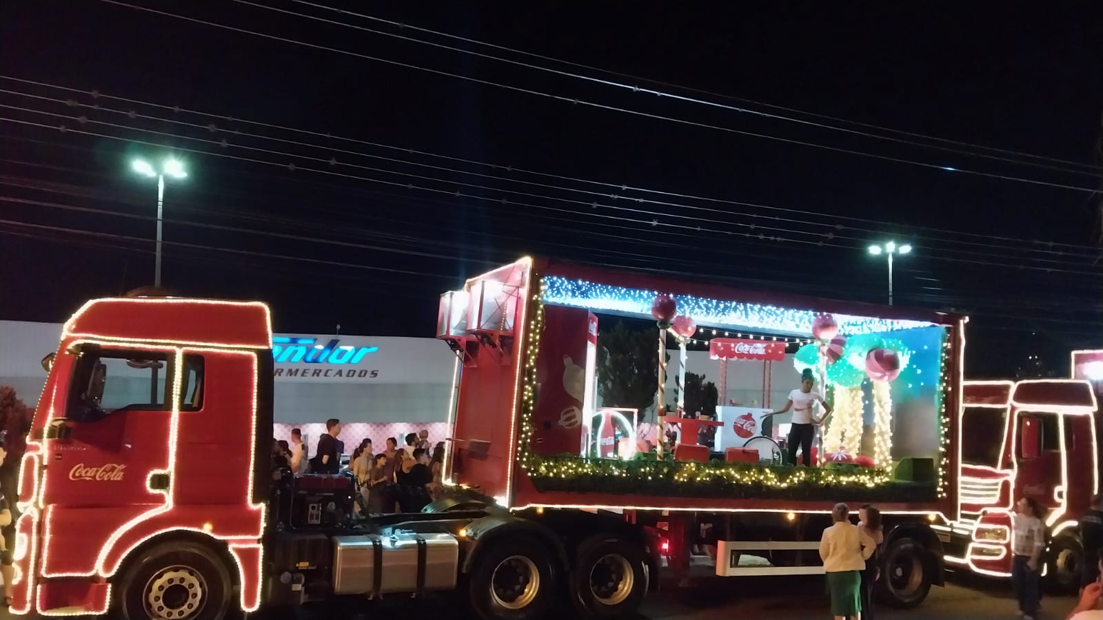 Confira as fotos da Caravana de Natal da Coca Cola que movimentou